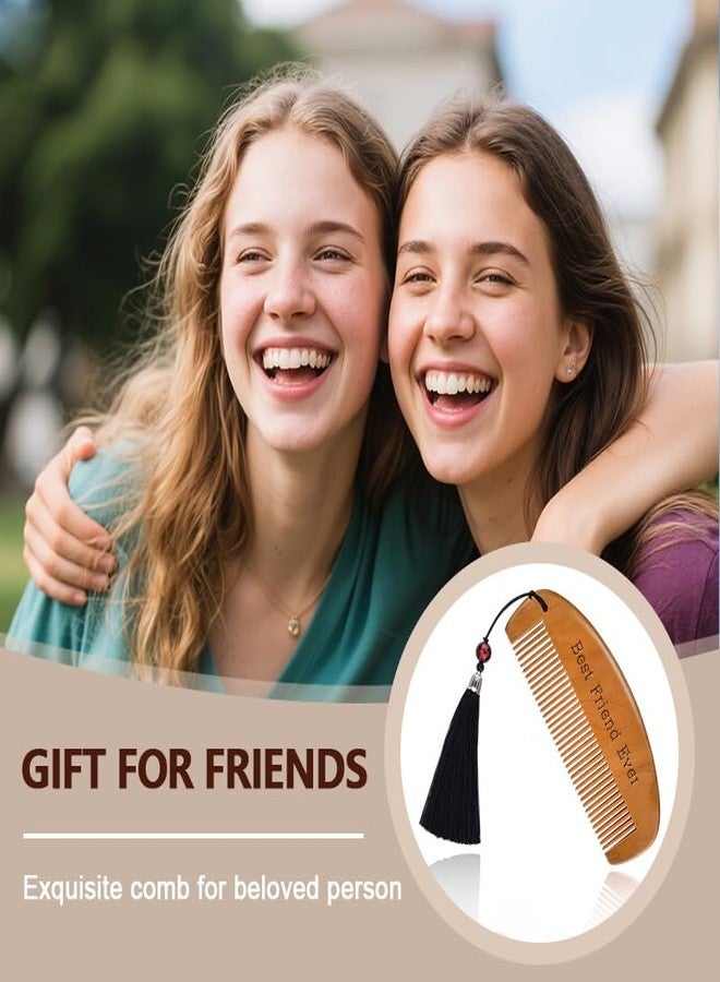 Kefley Best Friend Ever Gifts for Women Friends Friendship Gifts for Best Friend Birthday Anniversary Christmas Gift for Bestie BFF Unique Engraved Hair Comb for Friends Gifts Ideas - Image 3